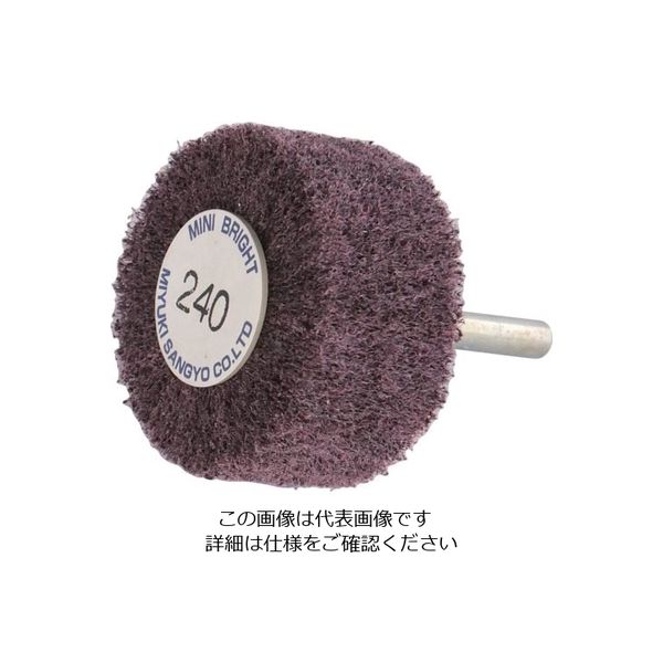 ミユキ産業 ミユキ ブライトミニ 50X25X6 240# BM50252-240 1セット(5個) 828-4506（直送品）