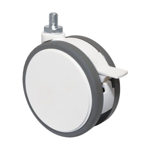 東海キャスター 東海 デザインキャスター ホワイト100径 FW100N10WSL-14 1個 119-3884（直送品）
