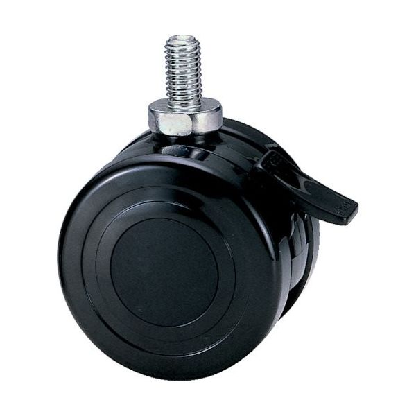 東海キャスター 東海 ナイロン車輪 75径 許容荷重170kgf 黒 TY75KN12SL-22 1個 132-9895（直送品）