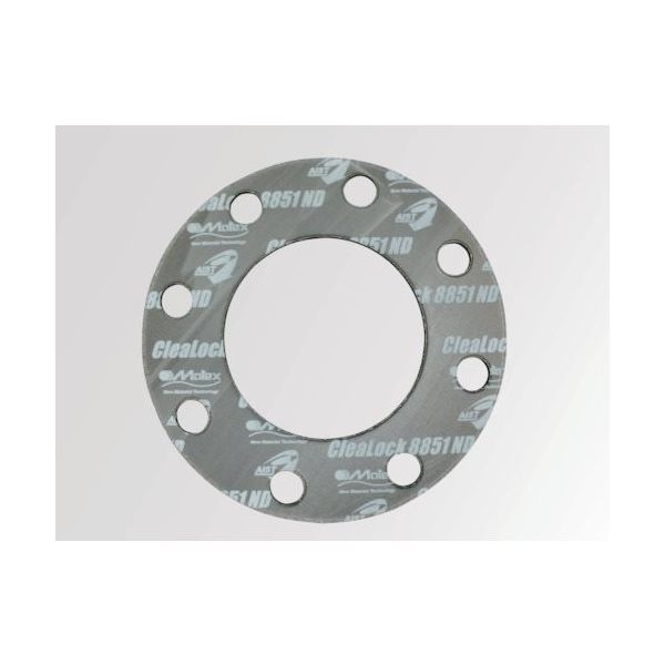 Matex 蒸気用高密度膨張黒鉛ガスケット 10A×厚さ3mm 8851ND-3.0-FF-10K-10A 1セット(5枚)（直送品）