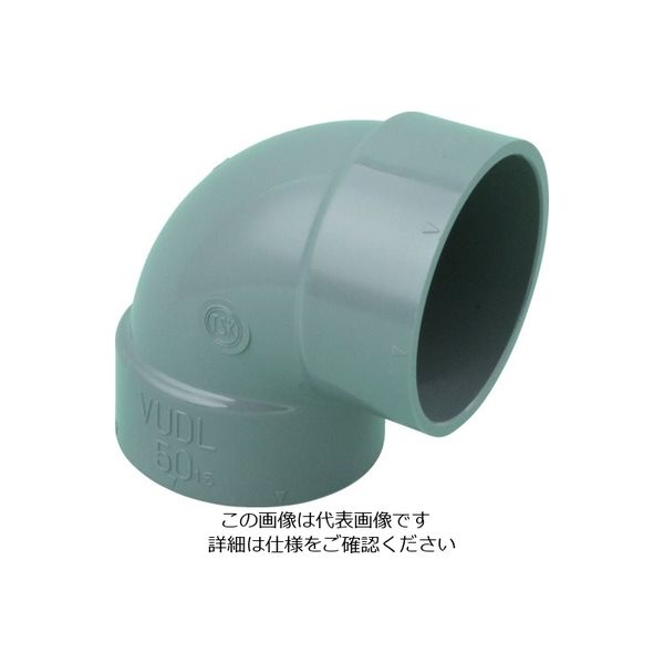 東栄管機 トーエー VU継手90°エルボ 150 VUDL150 1個 825-3054（直送品）