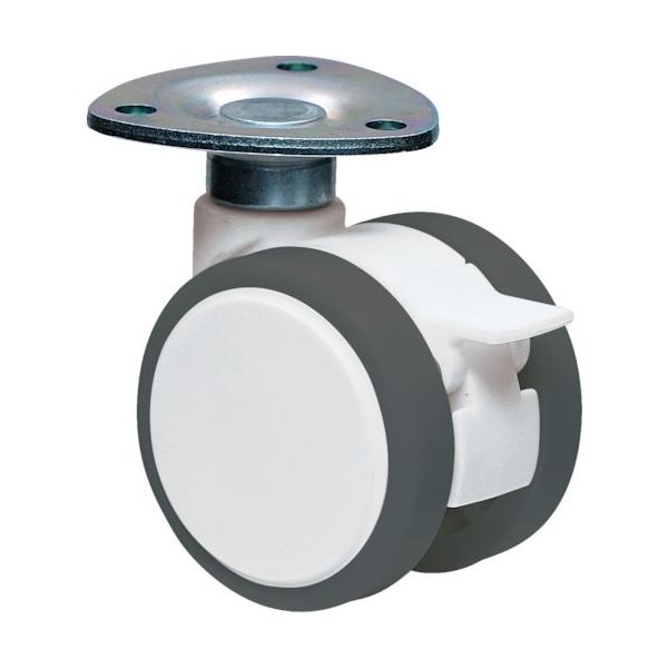 東海キャスター 東海 デザインキャスター ホワイト50径 許容荷重60kgf TFW50S 1個 133-1401（直送品）