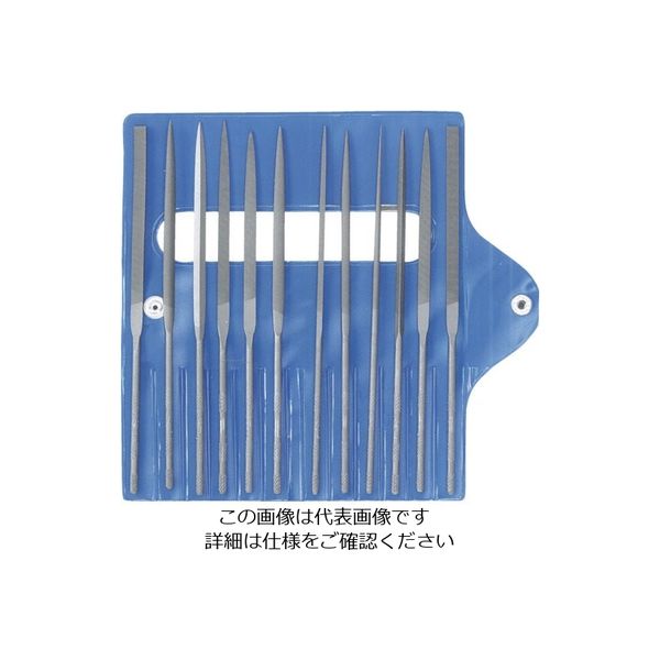 ツボサン バローベ 精密ヤスリ 12種セット 180mm #0 LA2484-0 1組(12本) 852-8386（直送品）