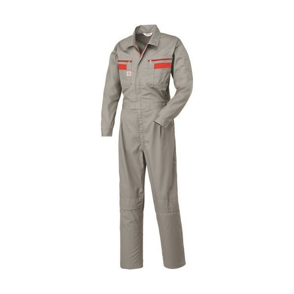 山田辰 AUTOーBI つなぎ服1180ー008シルバーグレーーS 1180-008-S 1着 136-8944（直送品）