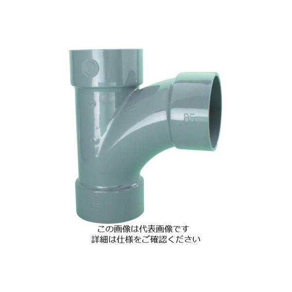 東栄管機 トーエー DV継手 大曲りチーズ 100 DVLT100 1個 825-2833（直送品）