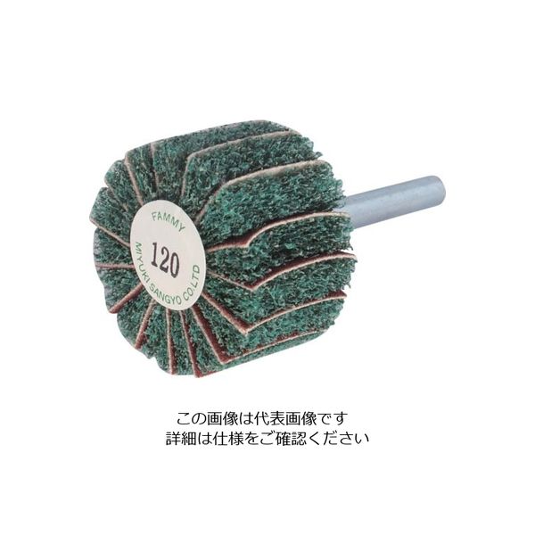 ミユキ産業 ミユキ ファミーホイール 40X25X6 120# FM40251-120 1セット(5個) 828-4567（直送品）