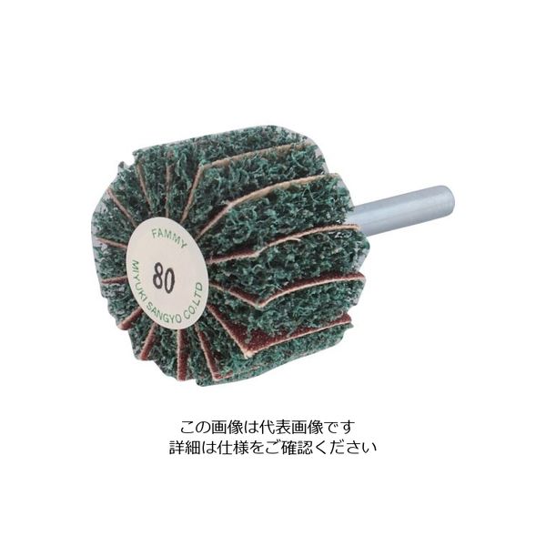 ミユキ産業 ミユキ ファミーホイール 40X25X6 80# FM40251-80 1セット(5個) 828-4570（直送品）