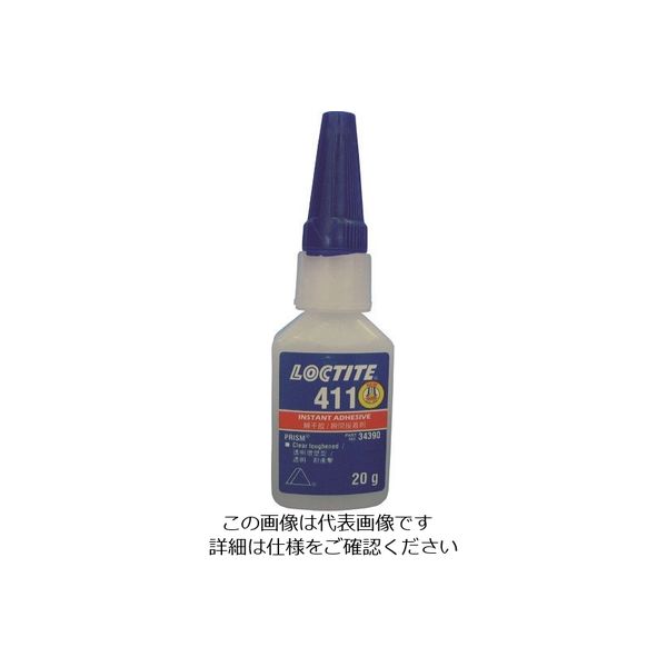 ヘンケルジャパン ロックタイト 高機能瞬間接着剤 411 20g 411-20 1セット(10本) 199-1624（直送品）