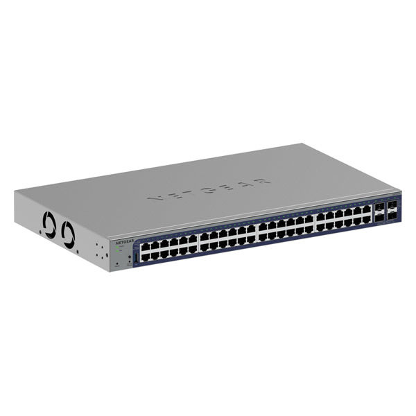 NETGEAR  ＧＳ７５２ＴＸ　ギガ２４ポート　ＳＦＰ＋ｘ４　スマートクラウドスイッチ GS752TX-300JPS（直送品）