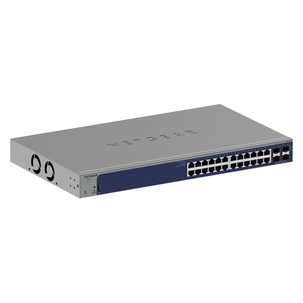 NETGEAR  ＧＳ７２８ＴＸ　ギガ２４ポート　ＳＦＰ＋ｘ４　アップリンク　スマートクラウドスイッチ GS728TX-300JPS（直送品）