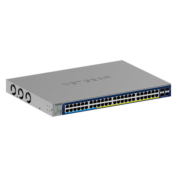 NETGEAR  ＧＳ７５２ＴＸＵＰ　ギガ２４ポート　ＳＦＰ＋ｘ４　ＰｏＥ＋＋　スマートクラウドスイッチ GS752TXUP-300JPS（直送品）