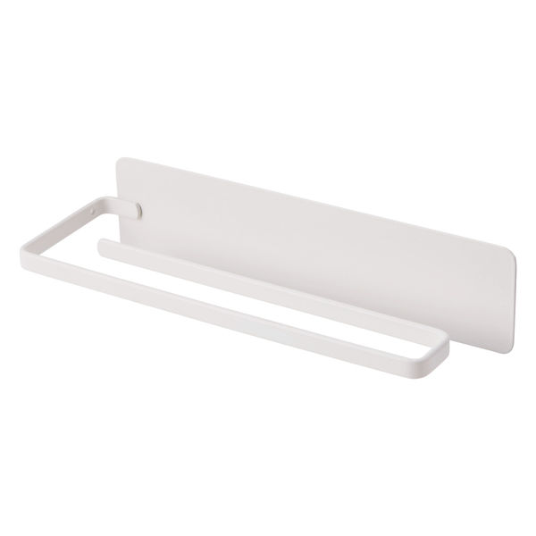 ふきん掛け マグネット 2枚掛け キッチン タオルハンガー 壁面 冷蔵庫側面 side 白 KA-KSLDCWH エレコム 1個（直送品）