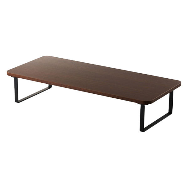 ディスプレイスタンド 12cm フルキーボード収納対応 ウォールナット PCA-DPSW5912WN エレコム 1個（直送品）