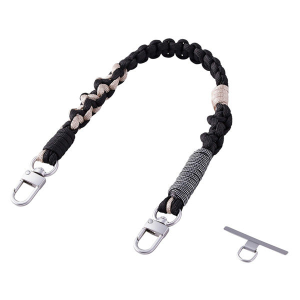 スマホストラップ 編みロープタイプ ハンドストラップ 手首 落下防止 携帯ストラップ