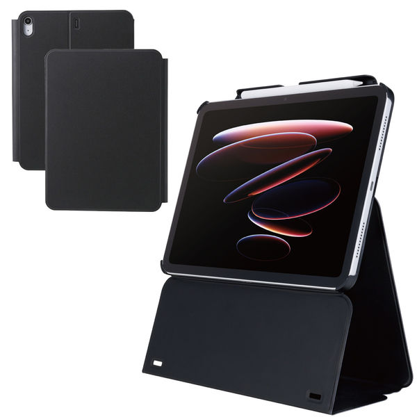 iPad11インチ(A16) 10.9インチ(第10世代) フラップケース TB-A25RWVH2BK エレコム 1個（直送品）