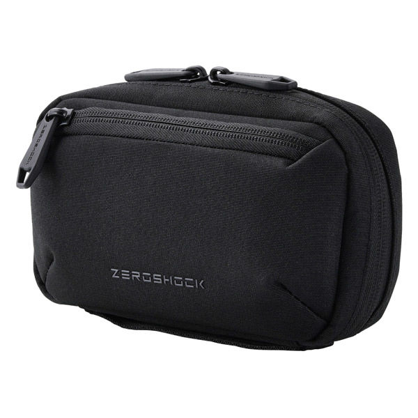 ガジェットポーチ バッグインバッグ 軽量 撥水 小物収納 衝撃吸収 スリム設計 ブラック ZSB-GP01PSBK エレコム 1個（直送品）