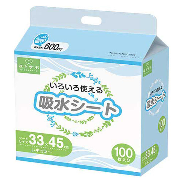 MISM 吸水シート レギュラー 100枚入1P 1パック（直送品）