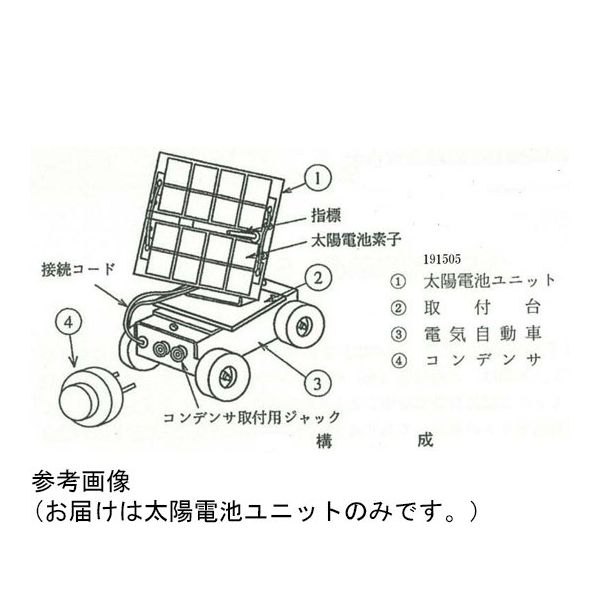 島津理化 太陽電池 SOー22C用太陽電池ユニット 191505 1台 67-7095-92（直送品）