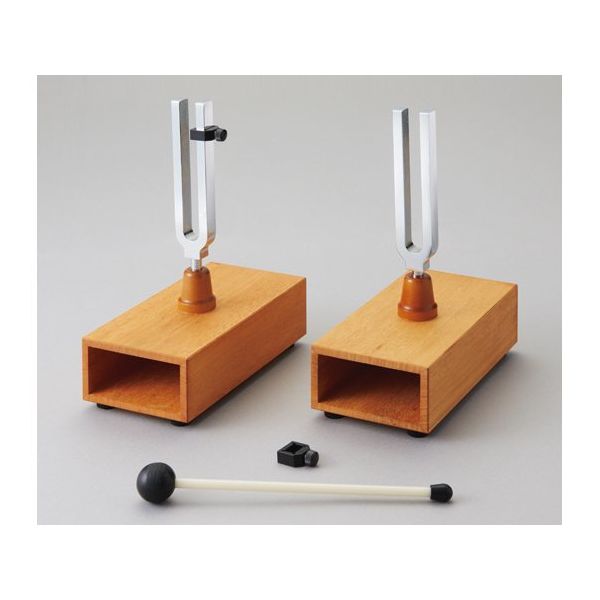 島津理化 共鳴おんさ TFー440W 130-074 1台 67-7092-60（直送品）