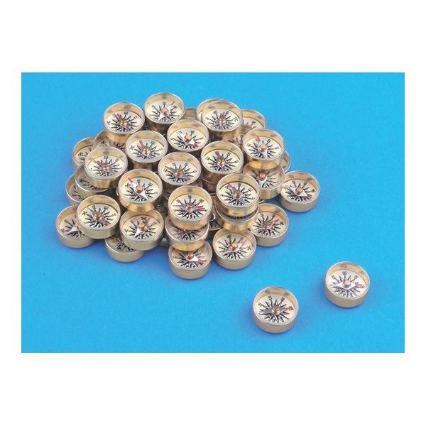 島津理化 方位用磁針 ハトメ形 132-351 1組 67-7094-02（直送品）