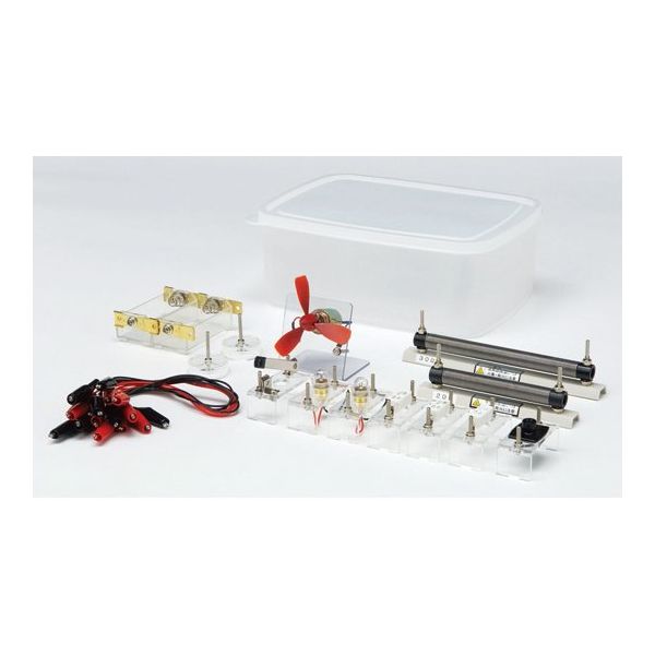 島津理化 電気学習セット 中学校用 134-110 1セット 67-7094-68（直送品）