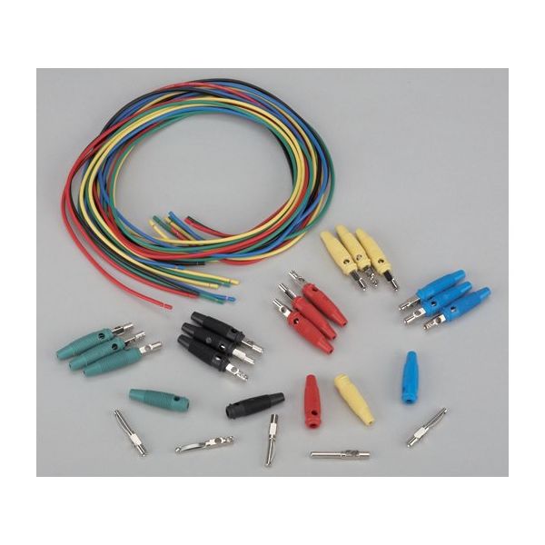 島津理化 リード線セット(10本組) B 157-800 1組(10本) 67-7094-77（直送品）