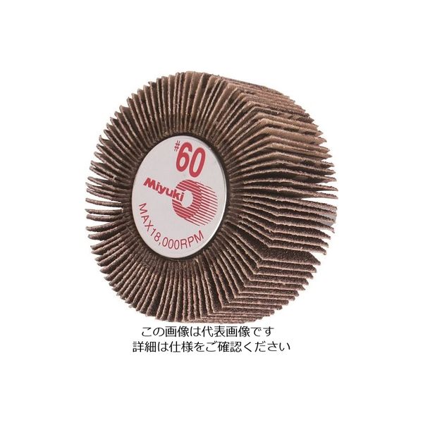 ミユキ産業 ミユキ ミニホイール J870K 50X25X6 60# MM5025-60 1セット(5個) 828-4702（直送品）