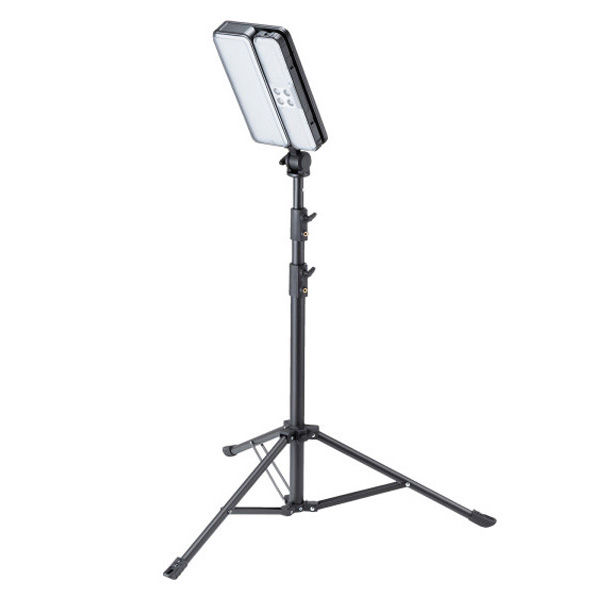 サンワサプライ  LED投光器（三脚付き・ソーラー充電・防水） LED-FL3（直送品）