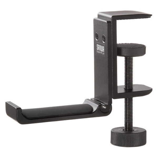 サンワサプライ  折りたたみ式バッグハンガー PDA-STN86BK（直送品）