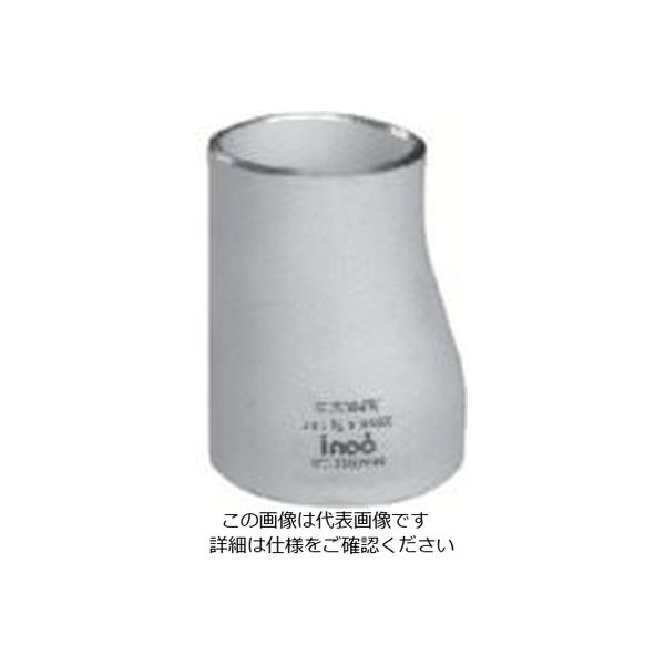 イノック エキセントリック・レジューサー SUS304 RE 300A×250A 呼び厚さ10S 806-4582（直送品）