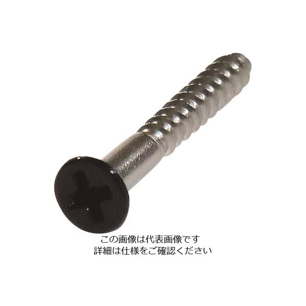 ダイドーハント ネジカラー ステンレス 木ねじ 皿頭 2.7x20黒(16本) 10179107 1パック(16本) 146-6405（直送品）
