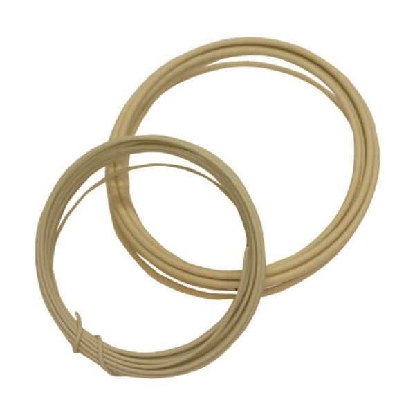 日本化線 DAIDОHANT 頑固自在 ミニ 籐 (トウ) 2mm×1.5M・1mm×3M 2巻セット 22314186 1袋(2巻)（直送品）