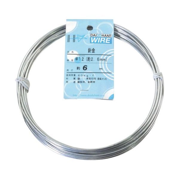 ダイドーハント DAIDОHANT 針金 #12×6m 10155863 1巻 134-8124（直送品）