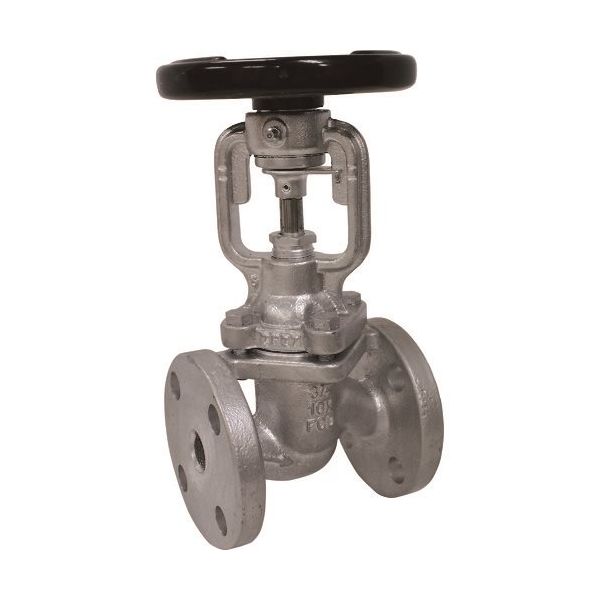 ヨシタケ YOSHITAKE ダクタイル製 ベローズシールバルブ 50A BSV-10F-50A 1台 145-7414（直送品）