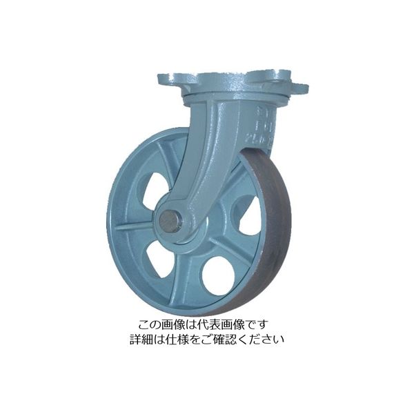 ヨドノ 重荷重用鋳物車輪自在車付 CHB-g150X75 1個 133-7586（直送品）
