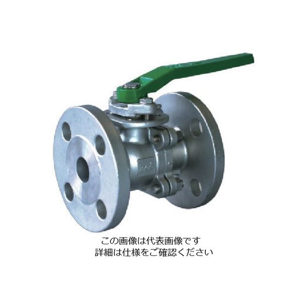 イノック（INOC） イノック フランジ付ボールバルブ 40A 30410SFV40A 1セット（2個） 806-5126（直送品）