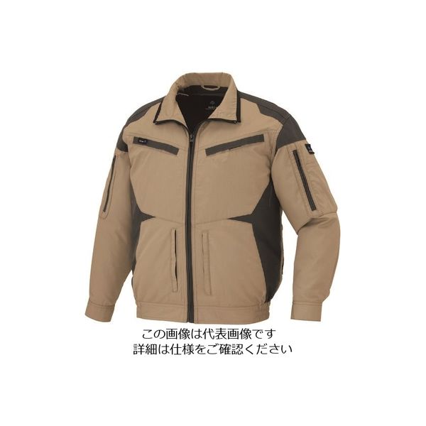 アイトス 空調服用長袖ブルゾン(空調服TM) カーキ LL AZ30589-025-LL 1着 213-7424（直送品）
