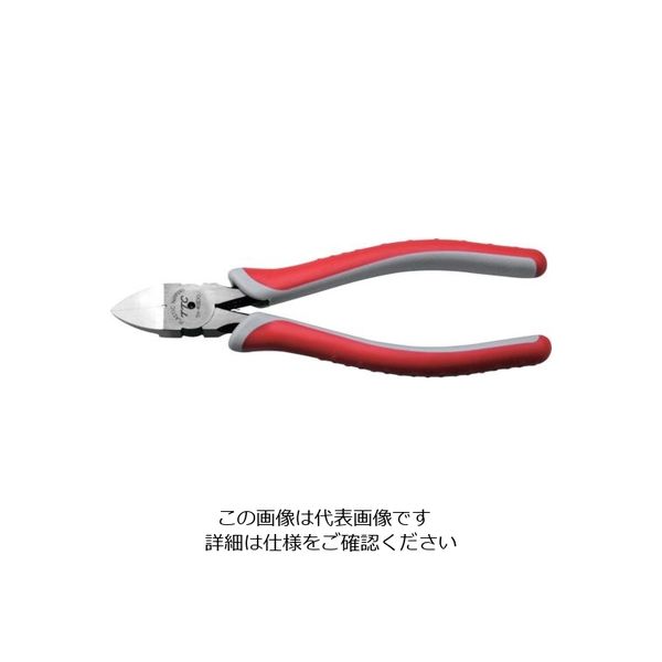 ツノダ TTC プラスチックニッパー バネ付150mm TH-402DG 1セット(60丁) 117-0016（直送品）