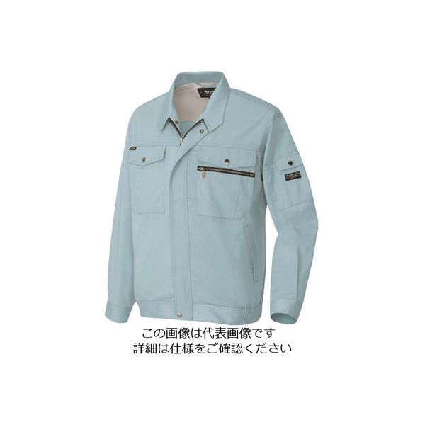 アイトス 長袖サマーブルゾン(男女兼用) サファイアブルー 6L 3230-072-6L 1着 145-1708（直送品）