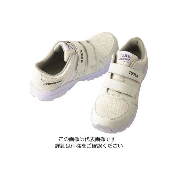 アイトス 軽量セーフティシューズ(マジックテープタイプ)ホワイト 28.0cm AZ51651-001-28.0 1足 174-8507（直送品）