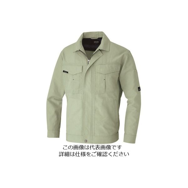 アイトス 長袖サマーブルゾン(男女兼用) アースグリーン S 1630-005-S 1着 145-0048（直送品）