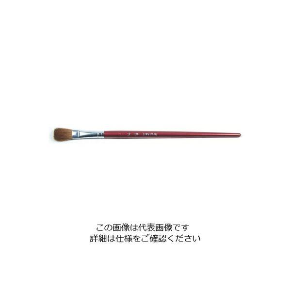 サクラクレパス サクラ 画筆馬毛(プラ軸)平型UFー14 UF-14 1セット(15本) 851-2605（直送品）