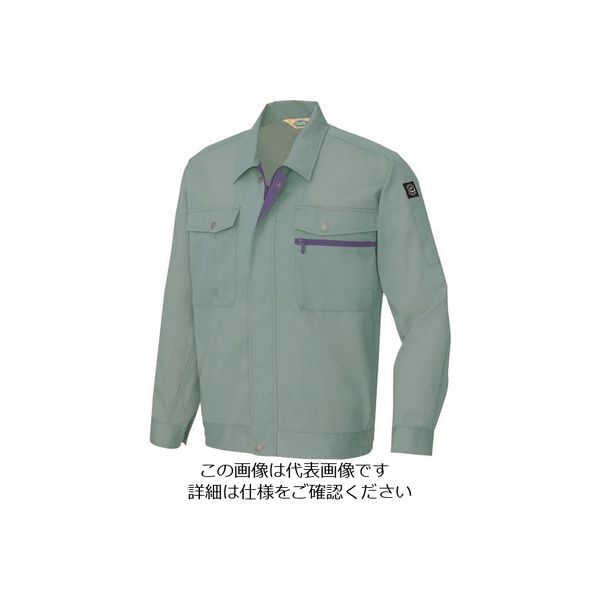 アイトス 長袖サマーブルゾン(男女兼用) サファイアブルー 3L 5370-072-3L 1着 142-9480（直送品）