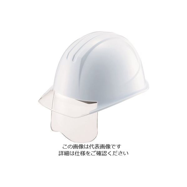 タニザワ エアライト搭載シールド面付ヘルメット ST#161VJーSH(EPA) 帽体色 ホワイト 161VJ-SH-W3V1 1個（直送品）