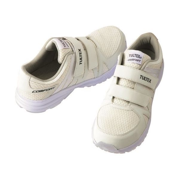 アイトス 軽量セーフティシューズ(マジックテープタイプ)ホワイト 23.0cm AZ51651-001-23.0 1足 174-8559（直送品）