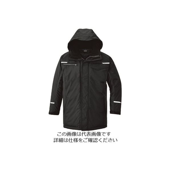 アイトス 制電防寒コート ブラック AZ9365-010-M 1着 226-1331（直送品）
