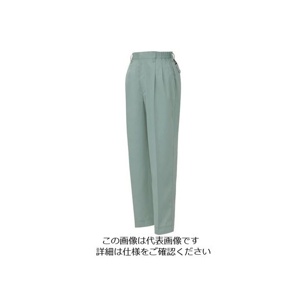 アイトス レディースシャーリングパンツ(2タック) サファイアブルー 4L 5373-072-4L 1着 137-7804（直送品）