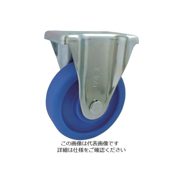 ヨドノ MCナイロン車輪(ベアリング入)プレス製固定金具付 MCVB-K100 1個 131-5606（直送品）