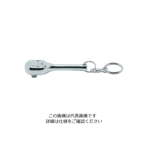 山下工業研究所 コーケン 6.35mm差込 ラチェットハンドル(キーリング付) 全長75mm 2753PSKR 1個 122-1465（直送品）