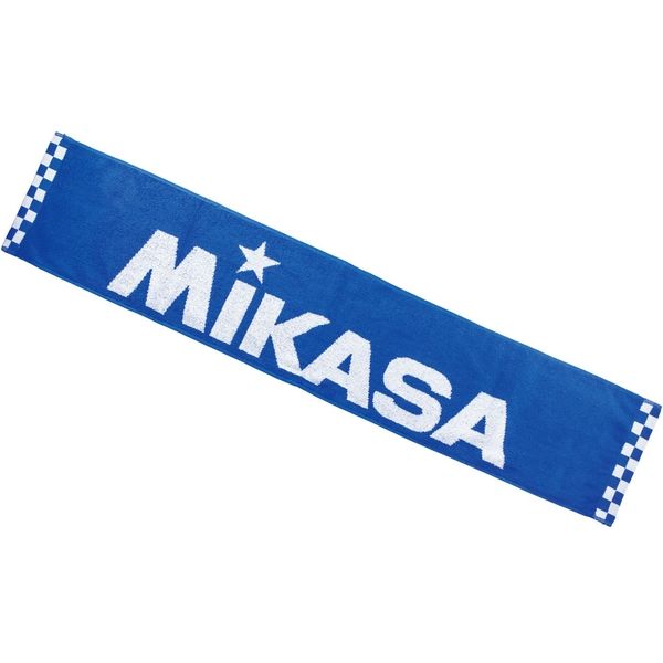 ミカサ MIKASAロゴ タオルマフラー 青 AC-TL101A-BL　6枚（直送品）